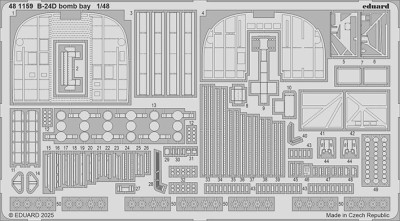 Eduard 481159 SET B-24D bomb bay (HOBBYB) 1/48