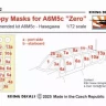Rising Decals DM-012 Canopy mask for A6M5 'Zero' (HAS) 1/72