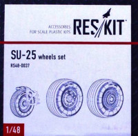 ResKit RS48-0037 Su-25 wheels set (SMER,KP) 1/48