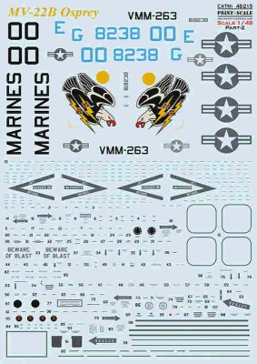 Print Scale 48-215 MV-22B Osprey Part 2 1/48