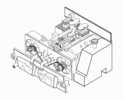 CMK 3021 PzKpfw III - engine set for TAM (Maybach ML 120TRM) 1/35