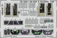 Eduard FE1024 1/48 F-16I SUFA (HAS)