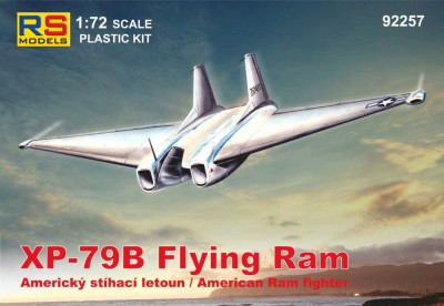 Rs Model 92257 XP-79 Flying Ram (3x camo USA) 1/72