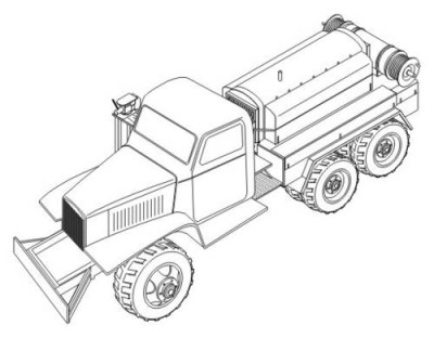 CMK 2020 GMC 353 kompresor Le Roi - conversion set for ACA 1/72