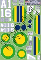 Frrom-Azur FROX18 Brazil Potez 25 T.O.E or Renault 12 Kd Potez 25 with unusual schemes, A-117 and A-116 fought in opposite sides during the Paulista uprising 1/72