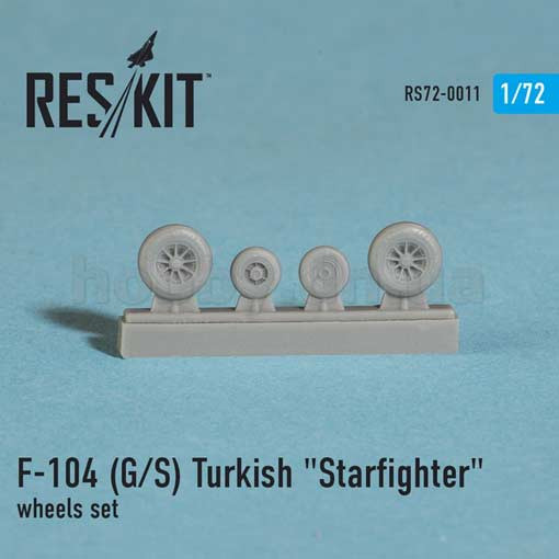 ResKit RS72-0011 F-104 (G/S) Turkish "Starfighter" wheels set 1/72