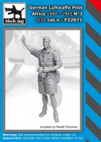 Black Dog F32071 German Luftwaffe pilot Africa 1940-45 No.3 1/32