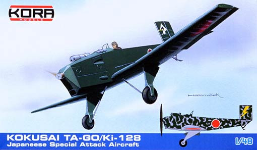 Kora Model 4827 Kokusai TA-GO/Ki-128 Japanese Attack Aircraft 1/48