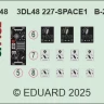 Eduard 3DL48227 B-26 Marauder rear interior SPACE (ICM) 1/48