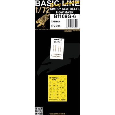 HGW 172805 Bf 109G-6 (TAM) BASIC LINE 1/72