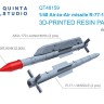 Quinta studio QT48159 Ракеты «воздух-воздух» Р-77-1 (версия 2) с пусковыми устройствами, 2 шт. (для всех моделей) 1/48