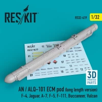 Reskit RSK48-419 AN / ALQ-101 ECM pod long 1/48