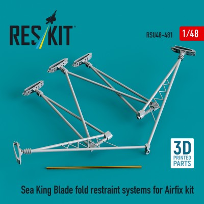 Reskit RSU48-0481 Westland Sea King blade fold restraint systems 1/48