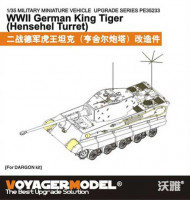 Voyager Model PE35233 WWII German King Tiger (Hensehel Turret) (For DRAGON Kit) 1/35