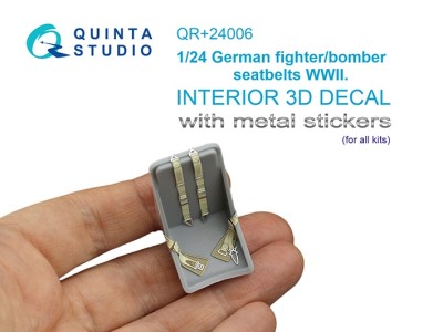 Quinta studio QR+24006 Комплект ремней для истребителя, бомбардировщика Luftwaffe, ВМВ 1/24