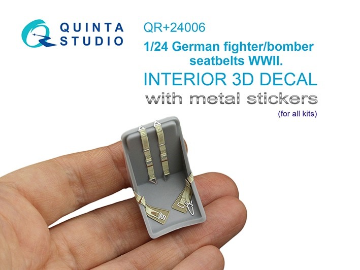 Quinta studio QR+24006 Комплект ремней для истребителя, бомбардировщика Luftwaffe, ВМВ 1/24