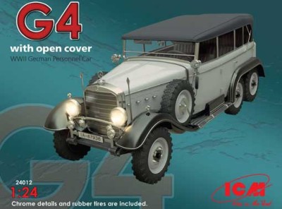 ICM 24012 Немецкий легковой автомобиль G4 с открытым верхом 1/24
