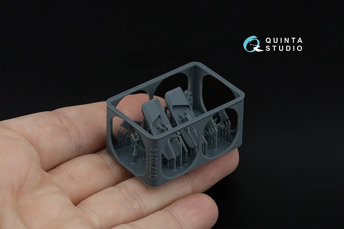 Quinta Studio QT72014 Комплект убирающихся зимних лыж Як-1 (Звезда) 1/72