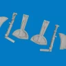 Eduard 672458 BRASSIN Bf 109K-4 undercar.legs PRINT (EDU) 1/72