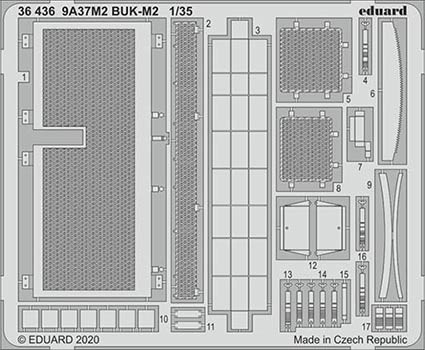 Eduard 36436 SET 9A37M2 BUK-M2 (PANDA)