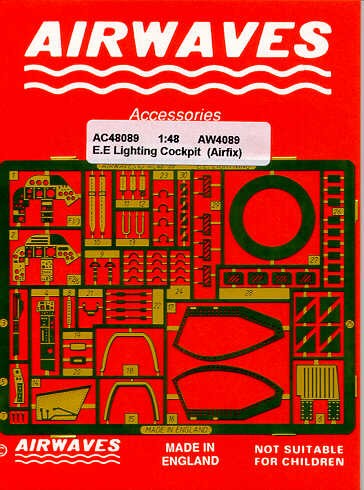 Airwaves (etched) AEC48089 BAC/EE Lightning F.2A/F.6 1/48