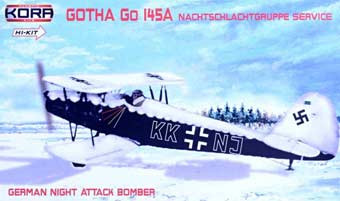 Kora Model KPK72060 Gotha Go 145A Nachtschlachtgruppe Service 1/72