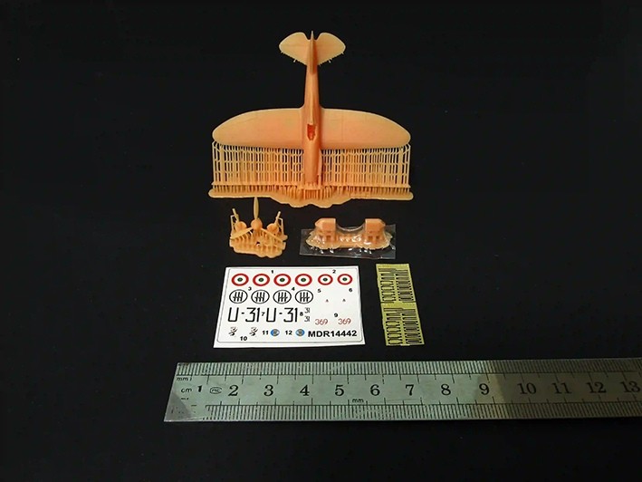 Metallic Details MDR14442 Reggiane Re.2001 (3D-Printed) with etched parts and decals 1/144