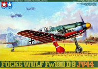 Tamiya 61081 Focke-Wulf Fw190 D-9 JV44 (2 варианта кабины), с двумя фигурами 1/48