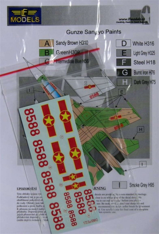 LF Model C72112 Decals Sukhoi over Vietnam (TRUMP) 1/72