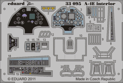Eduard 33095 A-4E interior S.A. 1/32