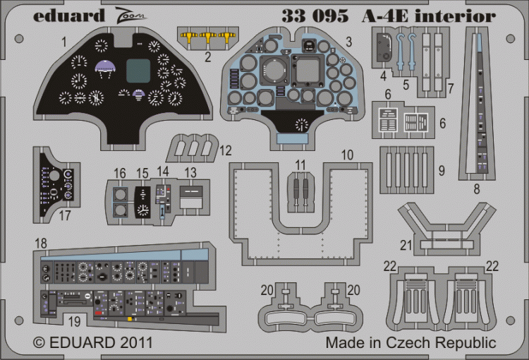 Eduard 33095 A-4E interior S.A. 1/32