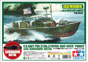 Tamiya 89735 PBR31 Mk.II Pibar w/Motor inside Water 1/35
