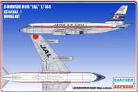Восточный Экспресс 144144-1 Convair 880 JAL (Limited Edition) 1/144