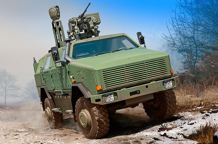 I love kit 63525 Немецкий бронетранспортёр «DINGO 2» Recce (optoelectronic) 1/35