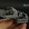 Quinta studio QDS+35106 AH-64D (Takom) (Малая версия) (с 3D-печатными деталями) 3D Декаль интерьера кабины 1/35