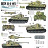 Star Decals 35-C1072 Generic numbers and insignias for Summer 1943-44 (incl. Kursk). Pz.Kpfw.VI Tigers of Das Reich. s.SS-Pz-Kp Das Reich 1/35