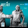 Reskit RSF72-136 USAF pilots (2pcs.) & M1 Weaver bomb lift 1/72