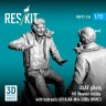 Reskit RSF72-136 USAF pilots (2pcs.) & M1 Weaver bomb lift 1/72