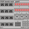 Eduard 32899 B-17E/F bomb rack 1/32 HKM