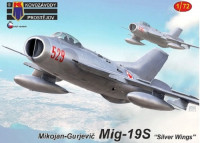 Kovozavody Prostejov 72329 MiG-19S 'Silver Wings' (4x camo) 1/72