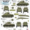 Star Decals 35-C1435 French M4A4 Sherman.French fighting vehicles in Africa # 5.1er RC, 2eme RCA. in 1943-44 1/35