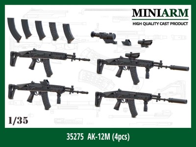 Miniarm 35275 АК-12М 4 шт 1/35