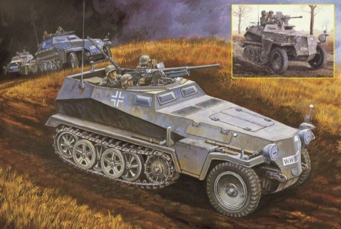 Dragon 6426 Sd.Kfz.250 Ausf.A Schuetzenpanzerwagen (2 In 1) 1/35