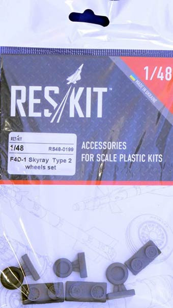 Reskit RS48-0199 F4D-1 Skyray Type 2 - wheels (TAM) 1/48