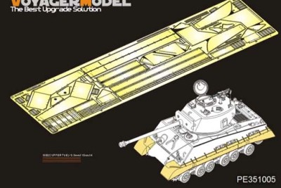 Voyager Model PE351005 WWII US M4A3E8 HVSS Fenders/Track Cover(R.M.F.5028) 1/35