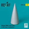 Reskit U32201 Mirage 2000-5 nose cone (KITTYH/ZIMMI) 1/32