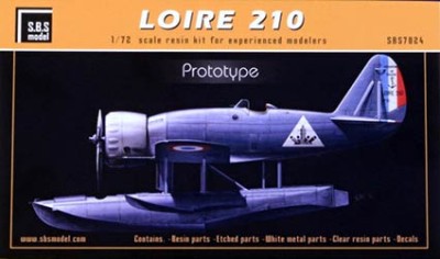 Sbs Model 7024 LOIRE 210 Prototype 1936-37 (2x camo, resin) 1/72