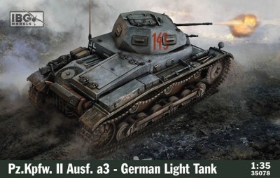 IBG Models 35078 Pz.Kpfw. II Ausf. A3 - German Light Tank 1/35