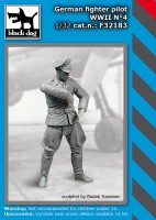 Black Dog F32183 German fighter pilot WWII NВ°4 1/32