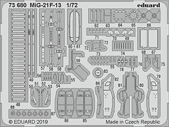 Eduard 73680 SET MiG-21F-13 (MSVIT) 1/72 (распродажа)